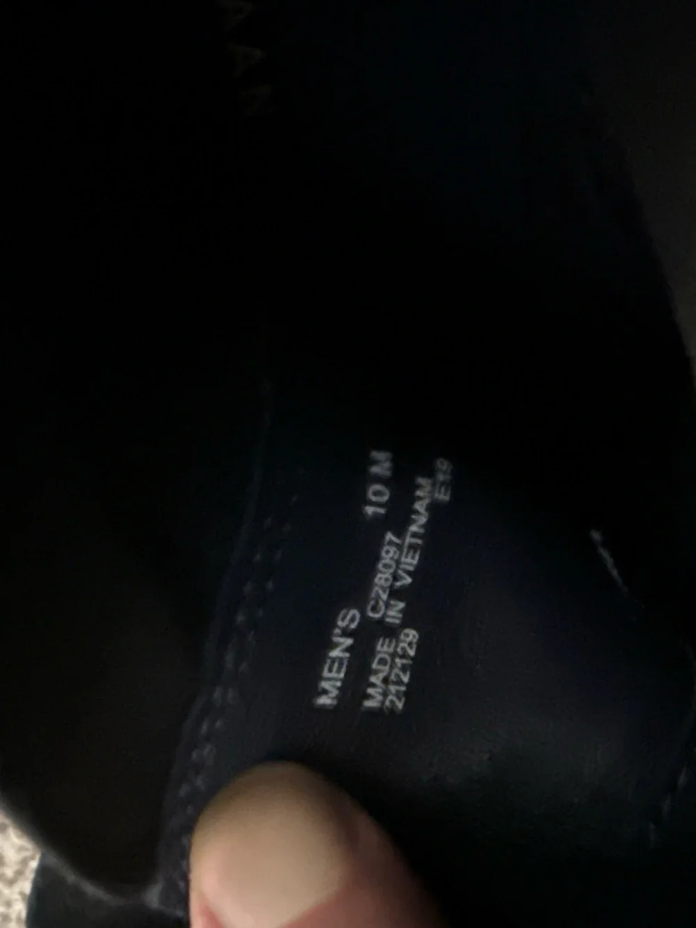 Cole Haan polished black